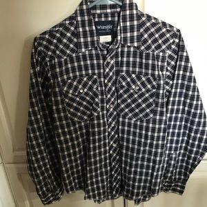Wrangler Boys XL 14/16 Western Shirt
